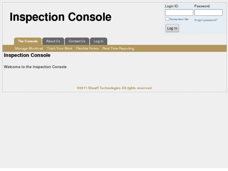 www.inspectionconsole.com