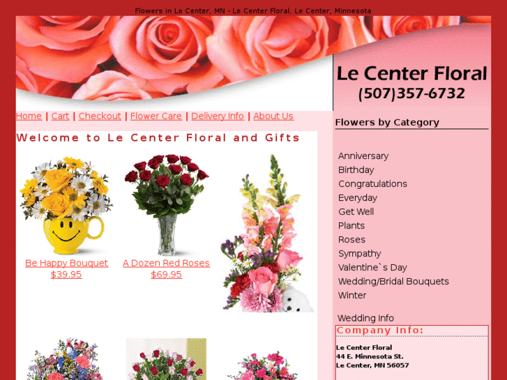 www.lecenterfloral.com