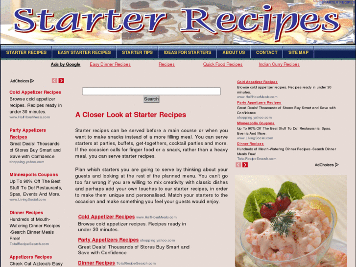 www.starterrecipes.co.uk