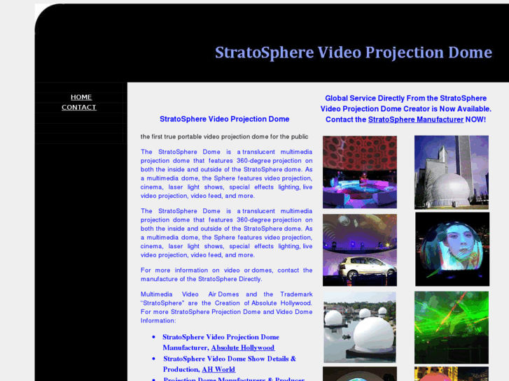 www.stratospherevideoprojectiondome.com