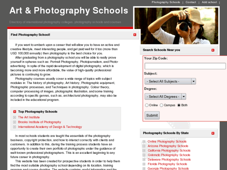 www.art-photography-schools.com