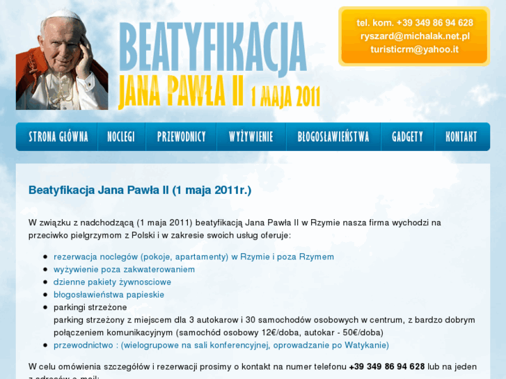 www.beatyfikacjajanapawla.pl