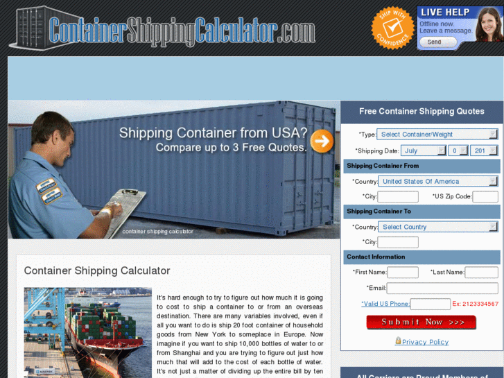 www.containershippingcalculator.com