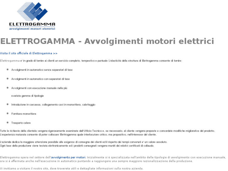 www.elettrogamma.info