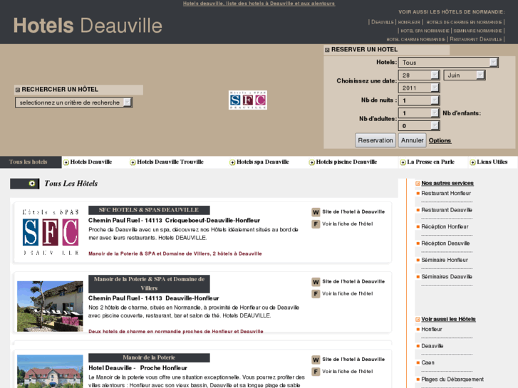 www.hotelsdeauville.fr