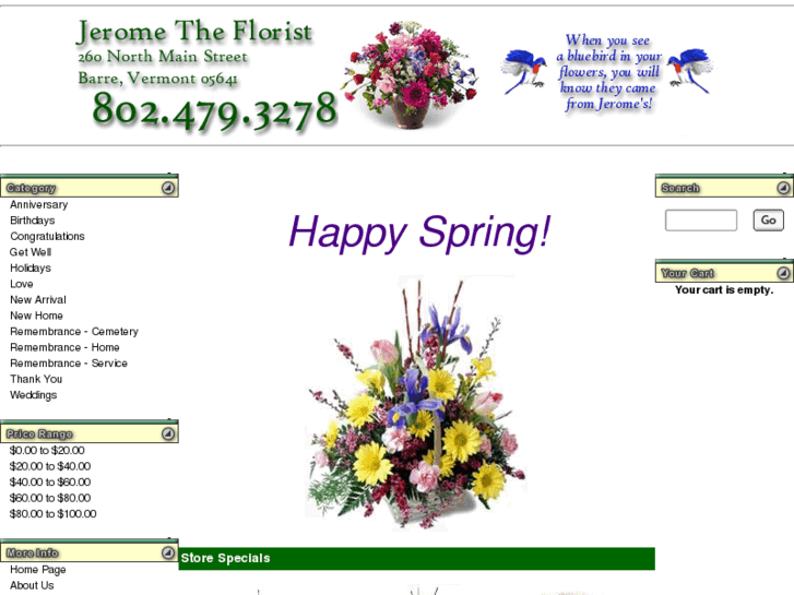 www.jerometheflorist.com