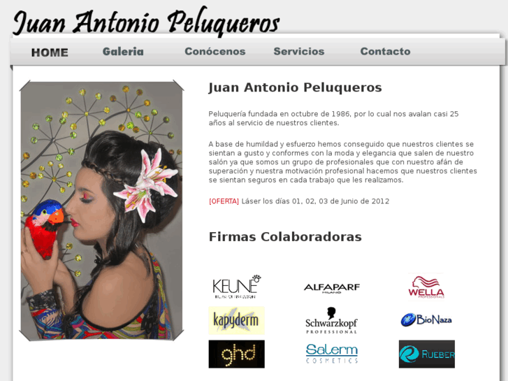 www.juanantoniopeluqueros.com