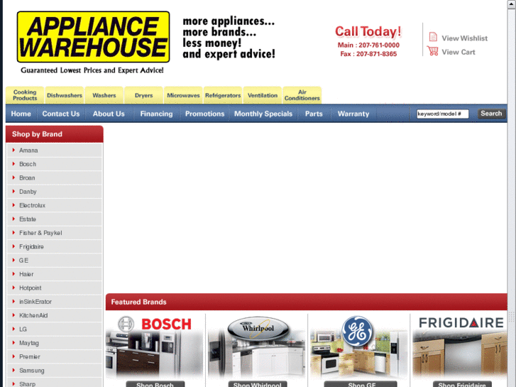 www.maineappliancewarehouse.com