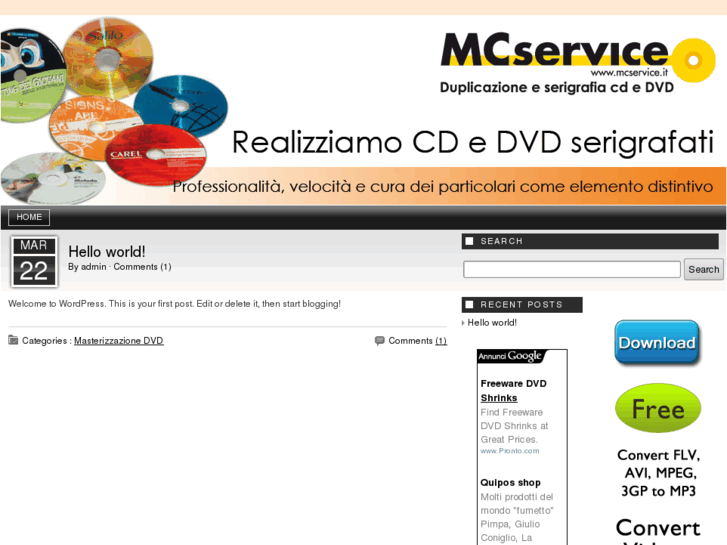 www.masterizzazionedvd.com