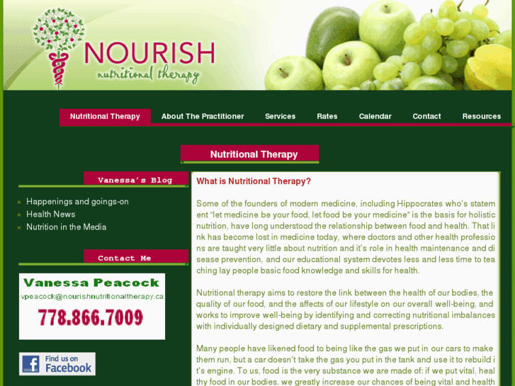 www.nourishnutritionaltherapy.ca