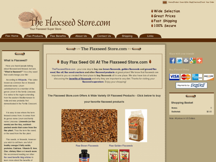 www.theflaxseedstore.com