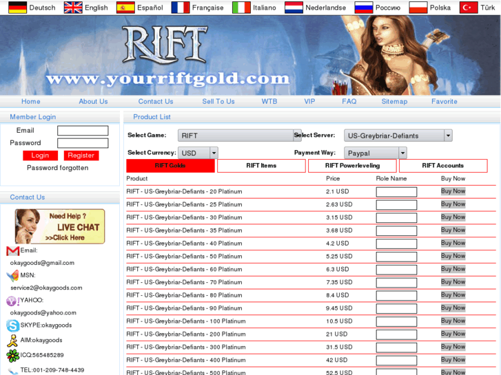 www.yourriftgold.com