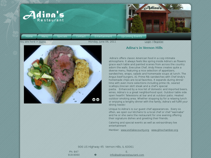 www.adinasrestaurant.com