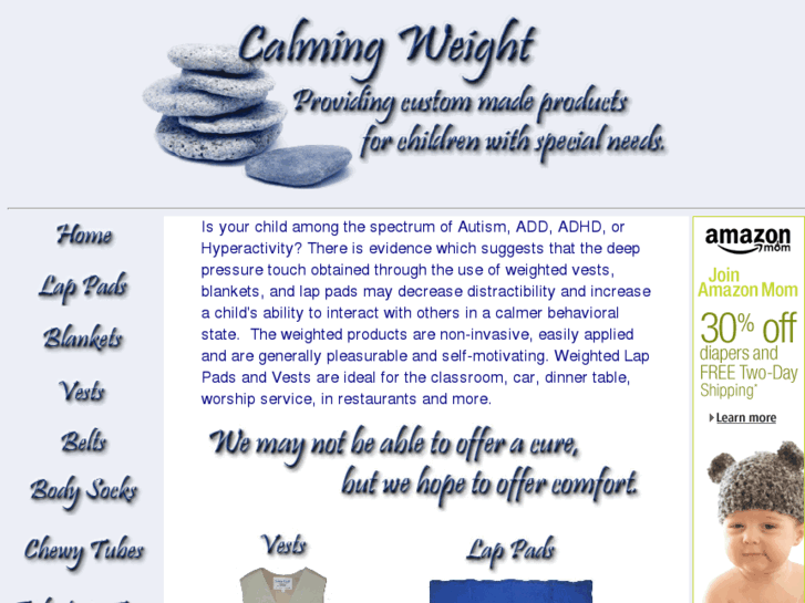 www.calmingweight.com