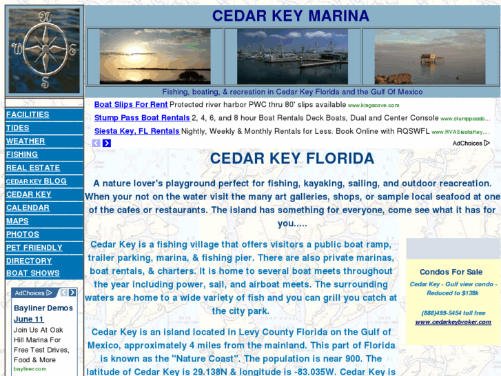 www.cedarkeymarina.com