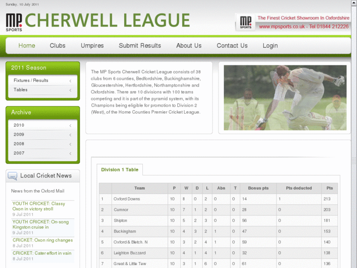 www.cherwellcricketleague.co.uk