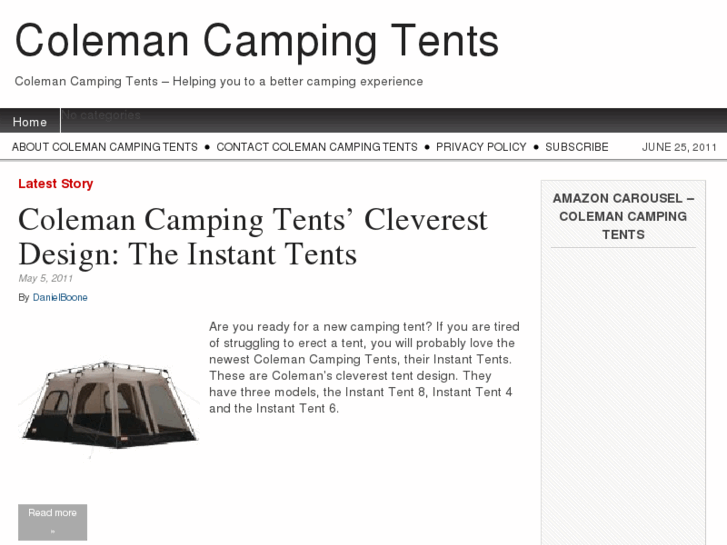 www.colemancampingtents.com