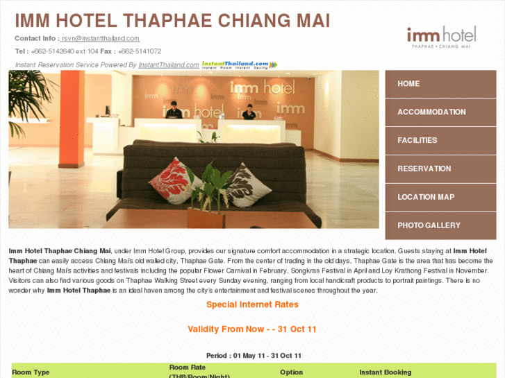 www.immhotelthaphaechiangmai.com