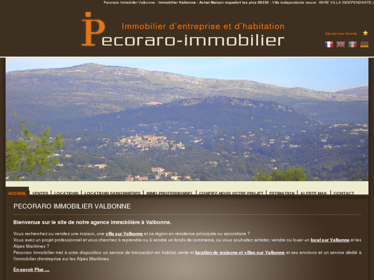 www.pecoraro-immobilier.com