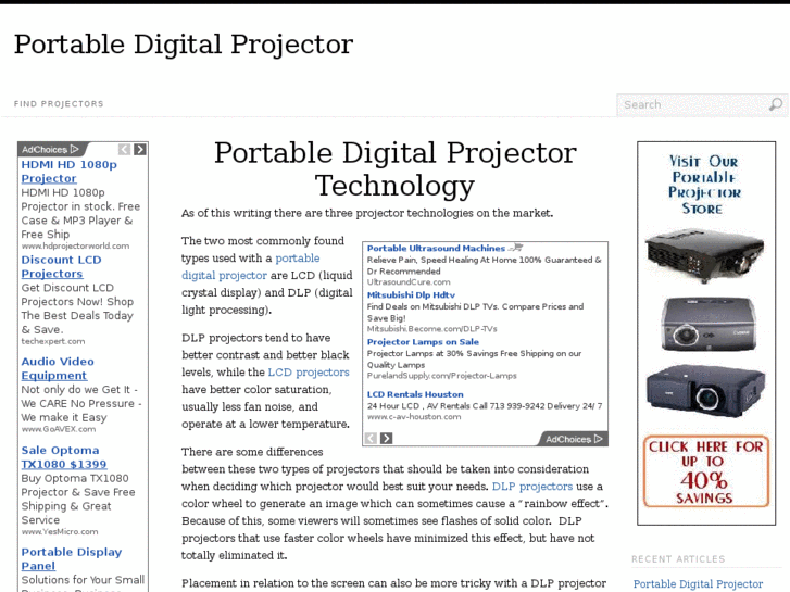 www.portabledigitalprojector.org