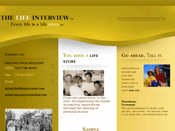 www.thelifeinterview.com