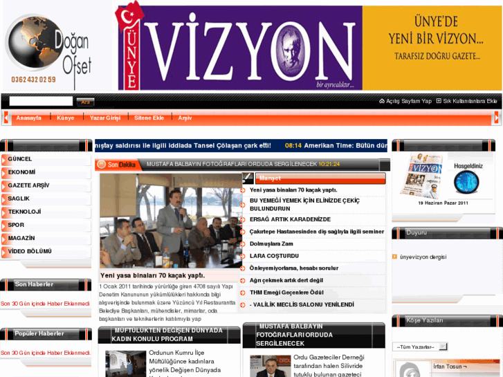 www.unyevizyongazetesi.com