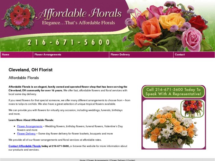 www.affordablefloralscleveland.com