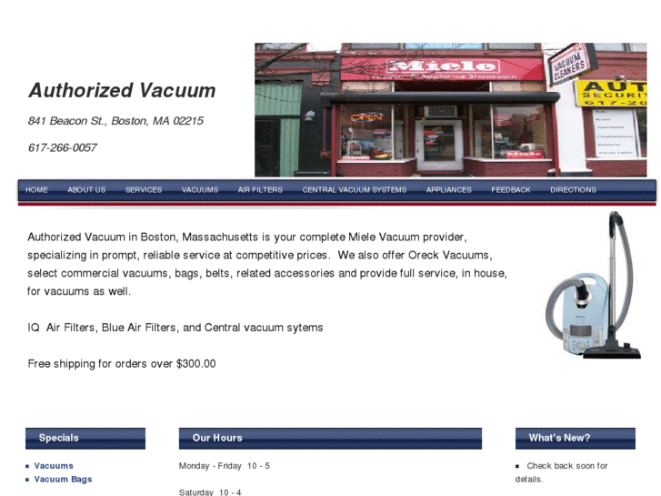 www.authorizedvacuum.com