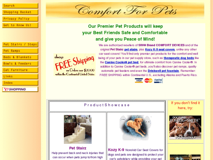 www.comfortforpets.com