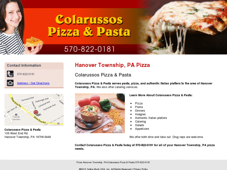 www.davecolarussospizzaandpasta.com