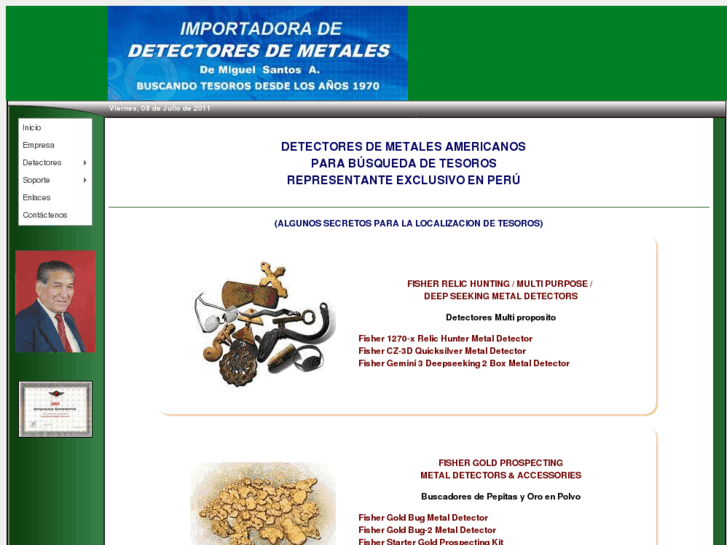 www.detectoresdemetalesperu.com