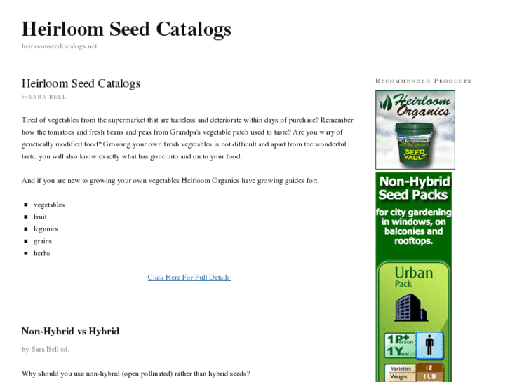 www.heirloomseedcatalogs.net