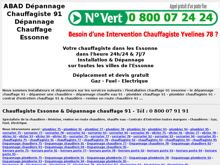 www.installateur-chauffagiste-91.com