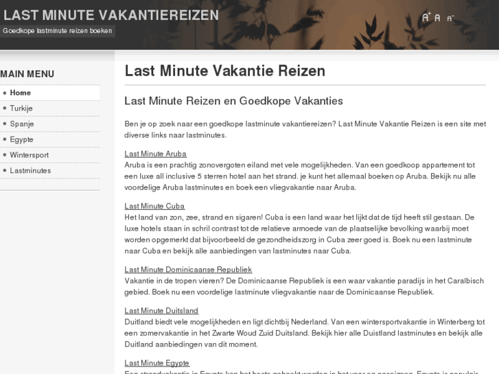 www.lastminutevakantiereizen.nl