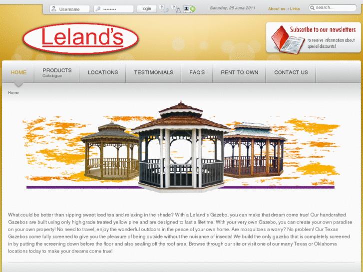 www.lelandsgazebos.com