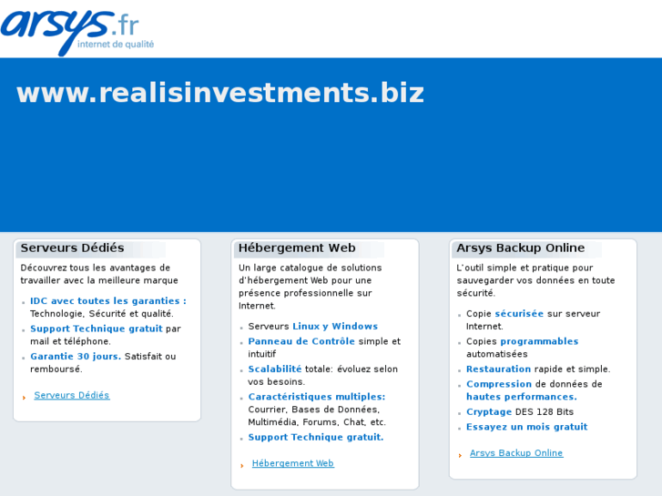 www.realisinvestments.biz