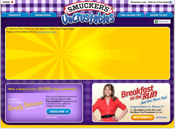 www.uncrustables.net