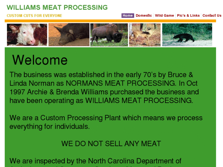 www.williamsmeatprocessing.com