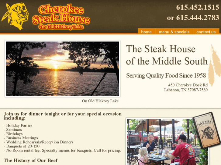 www.cherokeesteakhouseandmarina.com