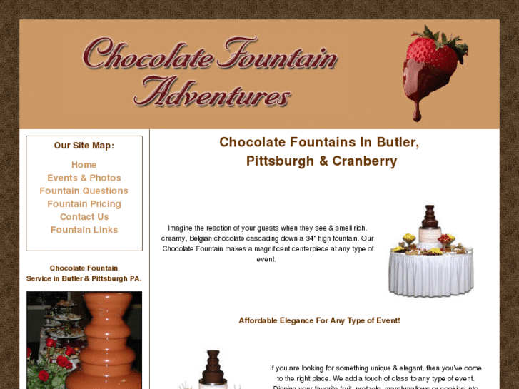 www.chocolatefountainadventures.com