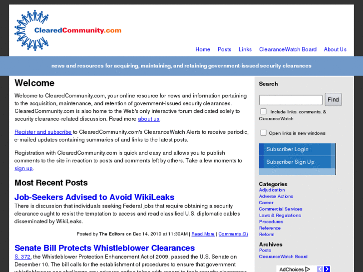 www.clearedcommunity.com