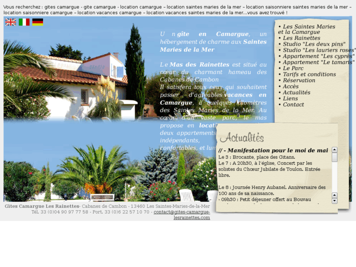 www.gites-camargue-lesrainettes.com