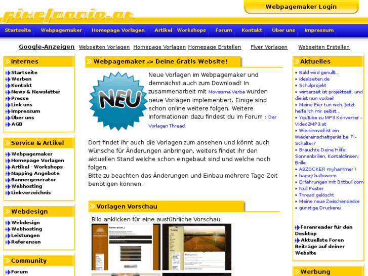 www.homepage-vorlagen.com