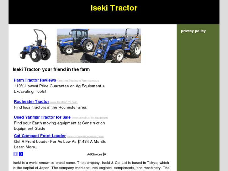 www.isekitractor.net