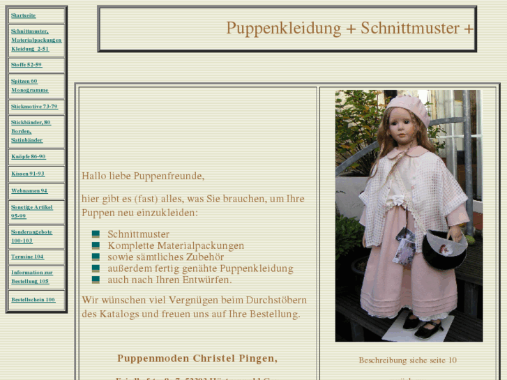 www.puppenmodenpingen.de