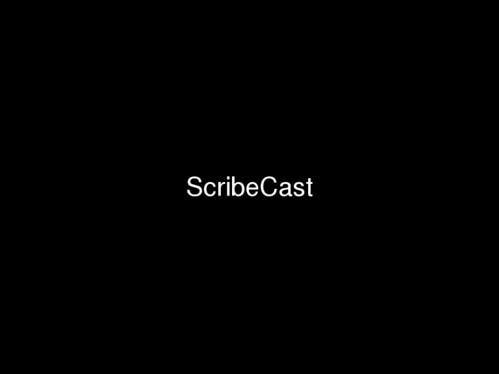 www.scribecast.net