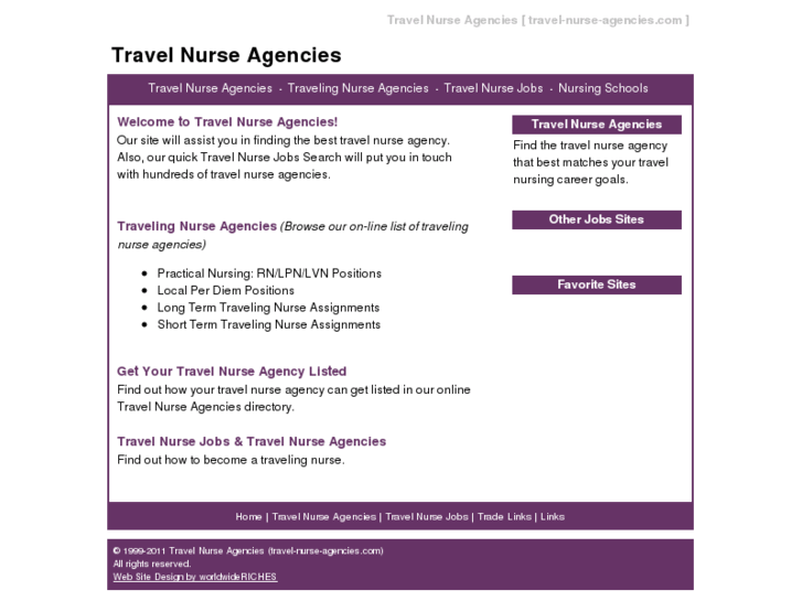 www.travel-nurse-agencies.com