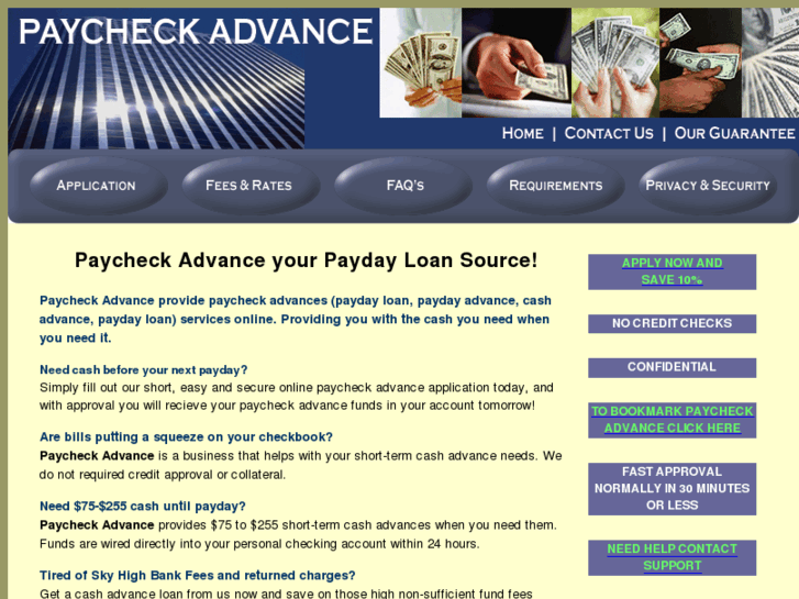 www.4paycheckadvance.com