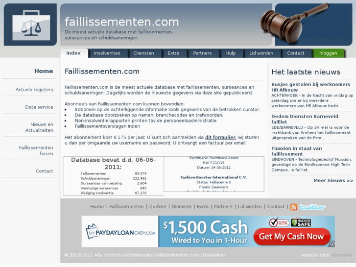 www.faillissementen.org