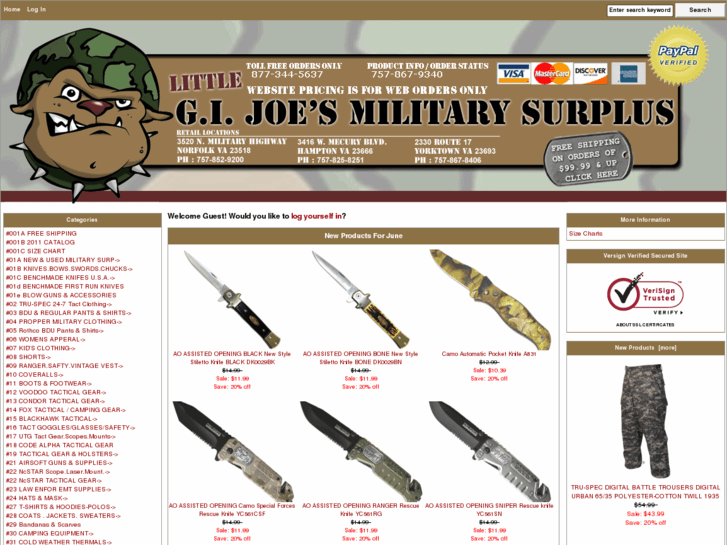 www.gijoesmilitarysurplus.com